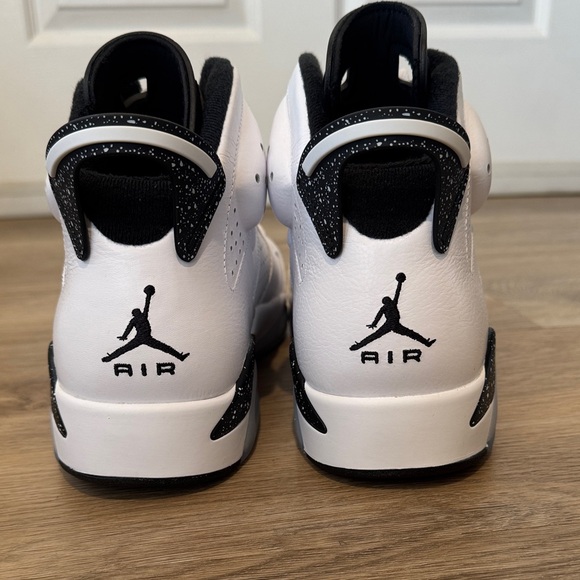 Air Jordan 6 Retro White Black Men’s Sneakers Reverse Oreo - brand new main image 5